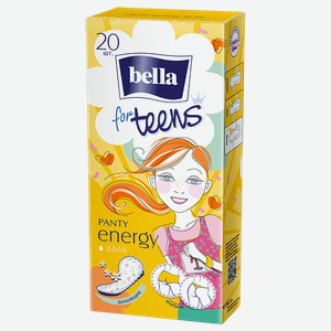 Прокладки ежедневные BELLA® Teens Energy, 20шт.