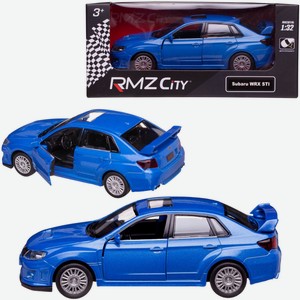 Легковой автомобиль Uni-Fortune «RMZ City Subaru WRX STI» металлический, инерционный 1:32, синий