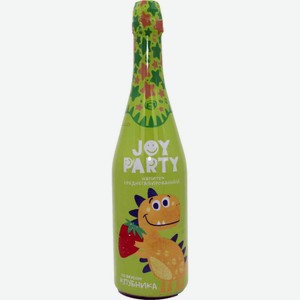Напиток Joy party со вкусом Клубника газированный, 0,75 л