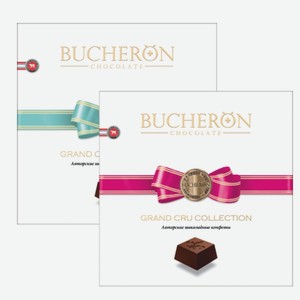 Конфеты шоколадные «Bucheron» Grand Cru Collection, «Bucheron» Grand Cru Collection с орехами; 180 г