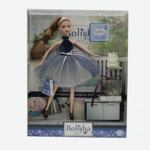 Кукла Emily из коллекции «Голубая мечта» с питомцем, 29 см