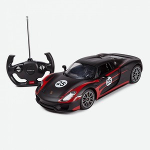 Радиоуправляемая машина Rastar «Porsche 918 Spyder» черная, матовая 1:14