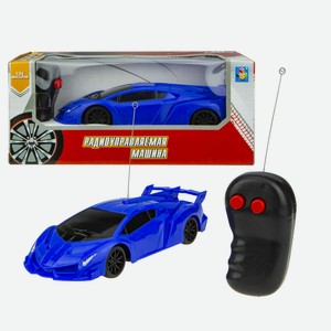 Игрушка транспортная на радиоуправлении 1Toy «Спортавто» электромеханическая, синяя