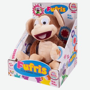 Мягкая игрушка IMC «Обезьянка Fufris» интерактивная 28 см коричневая