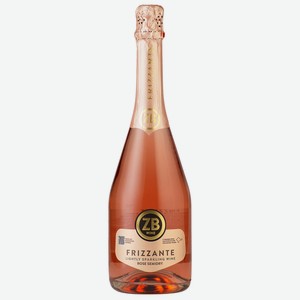 Вино игристое розовое полусухое ZB Frizzante Rose Semidry 0.75 л