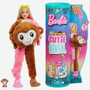 Кукла Barbie «Cutie Reveal. Обезьянка»