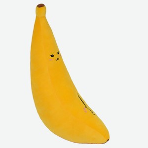 Мягкая игрушка СмолТойс Банан 75 см, желтая