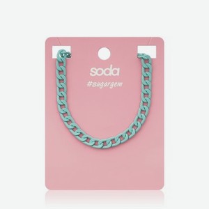 Ожерелье Soda   Blue chain  