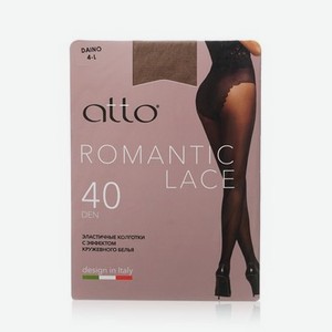 Женские колготки Atto Romantic Lace 40den Daino 4 размер