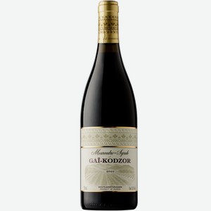 Вино тихое красное сухое столовое Гай-Кодзор MOURVEDRE-SYRAH de GAI-KODZOR 2022 0.75 л