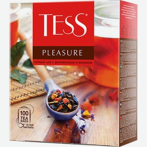 Чай черный Tess Pleasure, 100 пак./уп.
