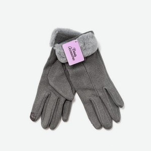 Женские перчатки Atto , серые , M