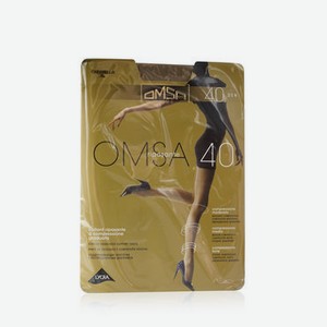 Женские колготки Omsa Riposante 40den Caramello 5 размер
