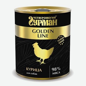 Корм для собак Четвероногий Гурман Golden курица натуральная в желе 340г