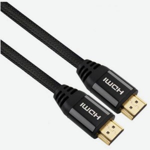 Кабель аудио-видео Ultra HD 8K, HDMI (m) - HDMI (m) , ver 2.1, 1м, GOLD, черный