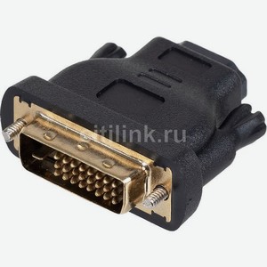 Переходник HDMI (f) - DVI-D (m), GOLD [adapter dvi-hdmi]