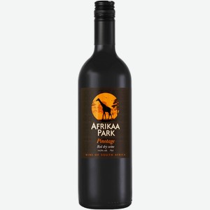 Вино южноафриканское красное Pinotage Afrikaa Park Perdeberg 0.75 L 750 мл
