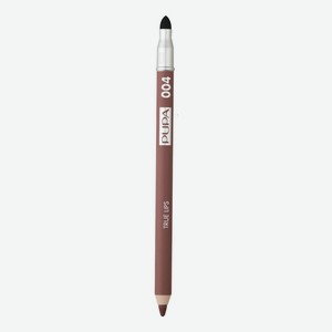 Карандаш для губ с аппликатором True Lips Pencil 1,2г: 004 Plain Brown