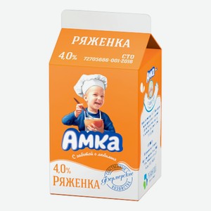 Ряженка Амка 4% 450 г