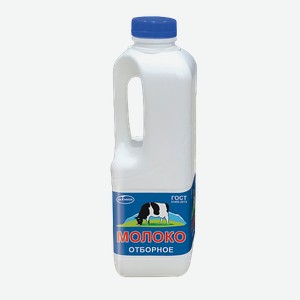 Молоко цельное Экомилк отборное пастеризованное, 4.5%, 900 мл, пластиковая бутылка
