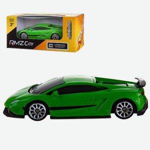Легковой автомобиль Uni-Fortune «RMZ City Lamborghini Gallardo LP570-4» металлический 1:64, зеленый