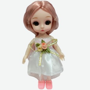 Кукла Donghuan ShengHai в белом платье 16см