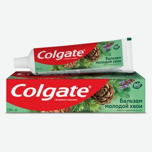 Зубная паста Colgate Бальзам молодой хвои с натуральными ингредиентами для здоровья десен защиты от кариеса и свежего дыхания, 100 мл