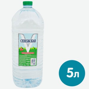 Вода питьевая негазированная Сенежская, 5 л