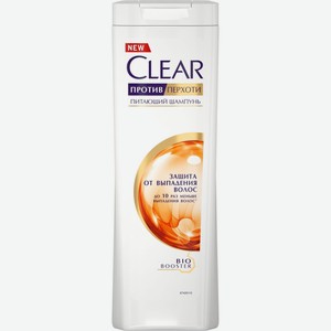 Шампунь Clear Защита от выпадения волос, против перхоти, питающий, 400 мл, пластиковая бутылка