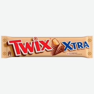 Батончик шоколадный Twix Extra 82 г