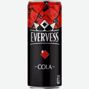Напиток Evervess Cola Газ. Ж/б. 0,25л, 0,25