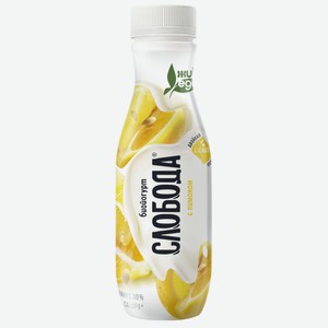Биойогурт питьевой Слобода лимон 2%, 260 г