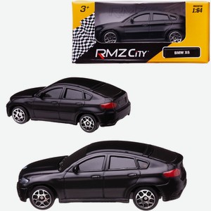 Легковой автомобиль Uni-Fortune «RMZ City BMW X6» металлический 1:64, черный