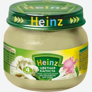 Овощное пюре Heinz Цветная капуста, с 4 месяцев, 80 г