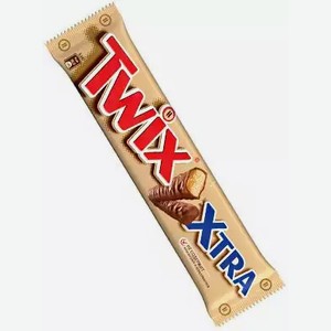 Шоколадный батончик TWIX EXTRA 82Г