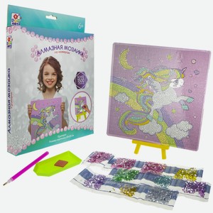 Набор для детского творчества 1Toy Art «Алмазная мозаика» Единорог