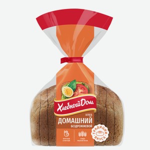 Хлеб домашний Хлебный дом бездрожжевой, 350г Россия