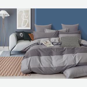 Комплект постельного белья Guten Morgen Contemporary grey сатин 200Tc двуспальный Китай