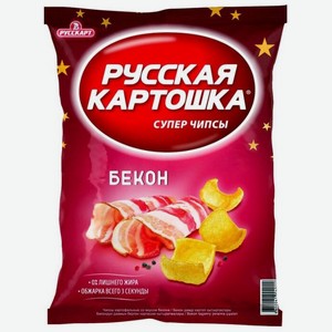 Чипсы картофельные Русская картошка Бекон 95 г