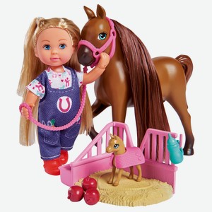Кукла Simba Еви с беременной лошадкой 12 см