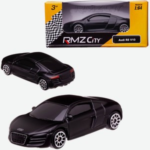 Легковой автомобиль Uni-Fortune «RMZ City Audi R8 V10» металлический 1:64, черный