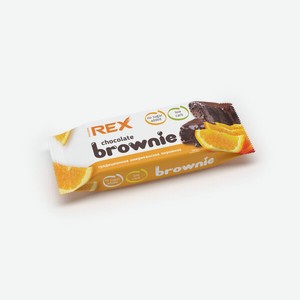 Пирожное протеиновое ProteinRex Брауни апельсиновое