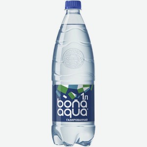 Вода питьевая Bona Aqua, газированная 1 л