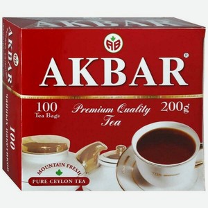Чай Akbar черный в пакетиках
