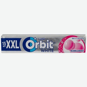 Жевательная резинка Orbit White Bubblemint Xxl, 2 20 г