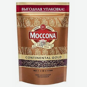 Кофе Moccona Continental Gold растворимый сублимированный 140 г