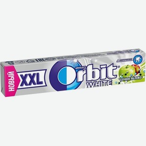Жевательная резинка Orbit Xxl White Сочное яблоко без сахара, 2 20 г