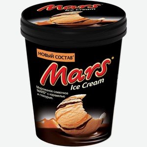 Мороженое Mars сливки-карамель-шоколадная глазурь, 300 г