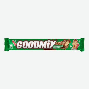 Батончик Goodmix шоколадный с имбирным пряником и вафлей 46 г