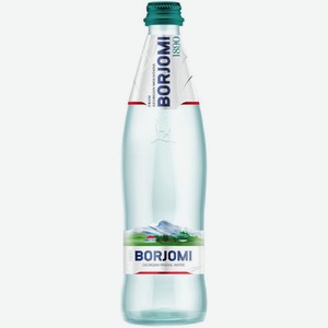 Вода  Боржоми , в стеклянной бутылке, 0.5 л, Грузия